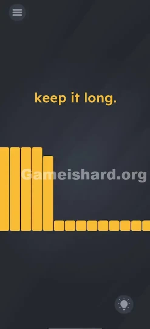 Game Is Hard Level 70 Solution 1