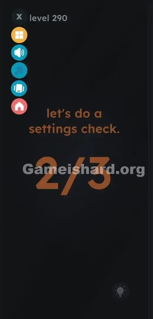 Game Is Hard Level 290 Solution 2