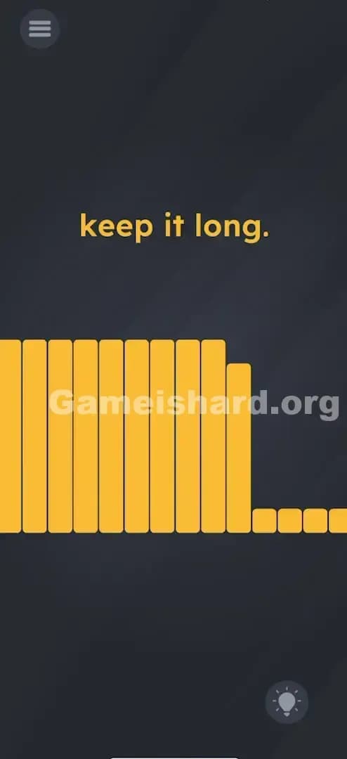 Game Is Hard Level 70 Solution 2