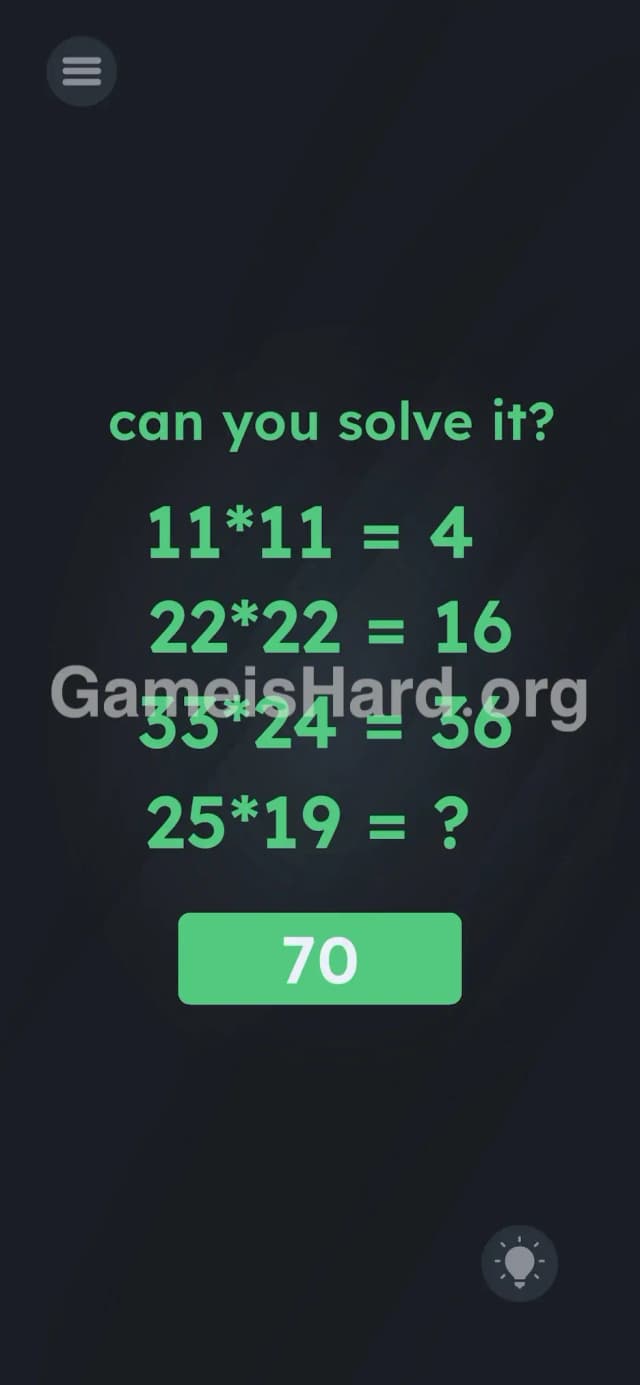 Game Is Hard Level 201 Solution 1