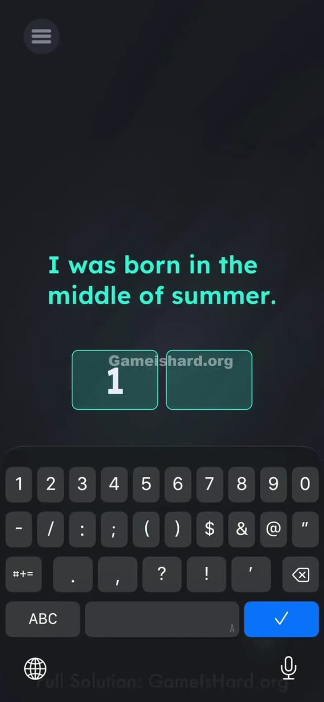 Game Is Hard Level 123 Solution 1